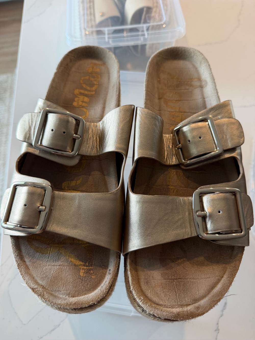 Gold Sam Edelman Boho Espadrilles